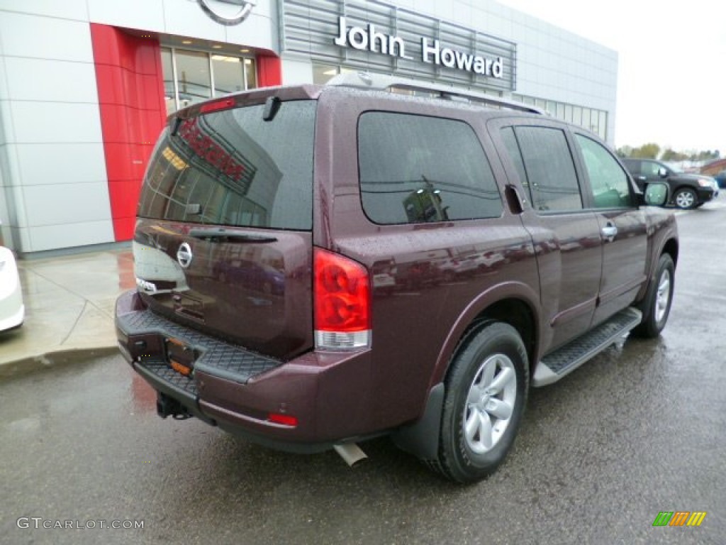2013 Armada SV 4WD - Midnight Garnet / Charcoal photo #10
