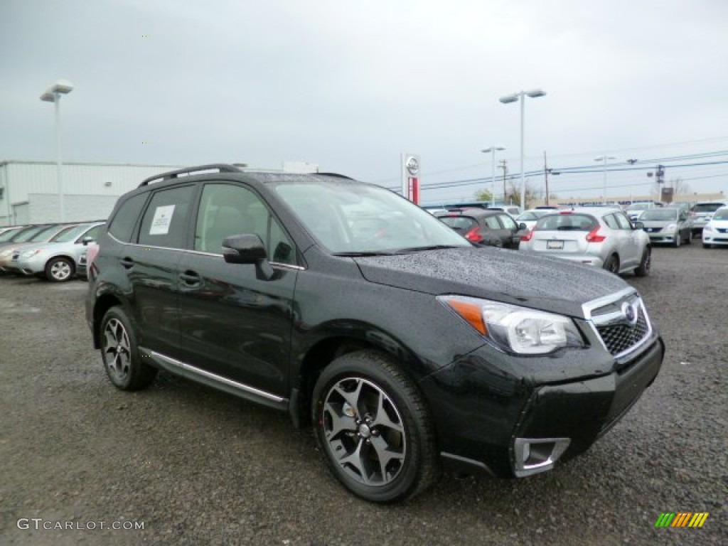 Crystal Black Silica 2015 Subaru Forester 2.0XT Touring Exterior Photo #93003856