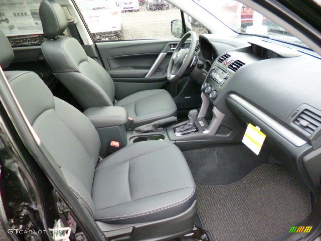 Black Interior 2015 Subaru Forester 2.0XT Touring Photo #93003931
