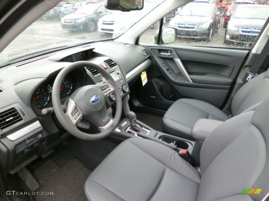 Black Interior 2015 Subaru Forester 2.0XT Touring Photo #93003994