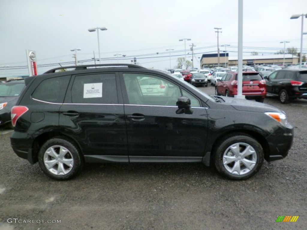 Crystal Black Silica 2015 Subaru Forester 2.5i Limited Exterior Photo #93004093