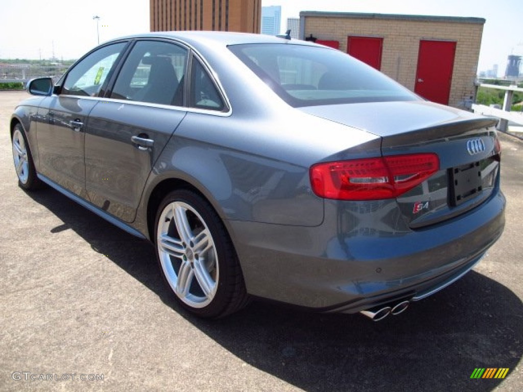 2014 S4 Premium plus 3.0 TFSI quattro - Monsoon Gray Metallic / Black/Lunar Silver photo #4