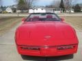 1990 Bright Red Chevrolet Corvette Convertible  photo #11