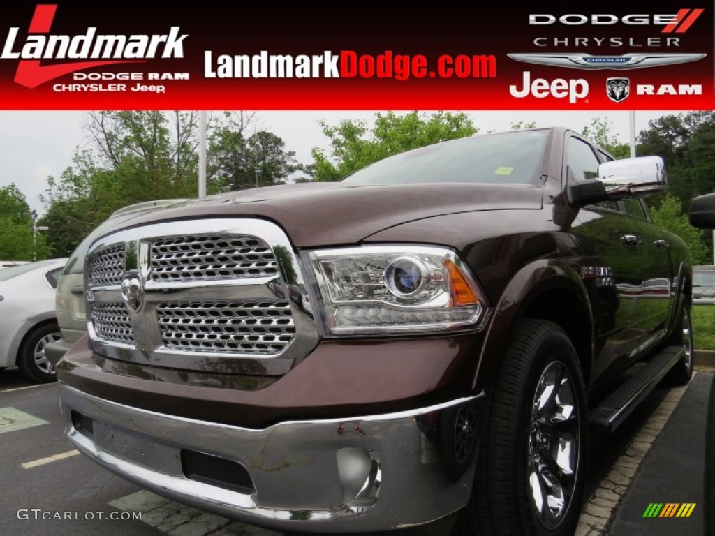 2014 1500 Laramie Crew Cab - Western Brown / Black photo #1