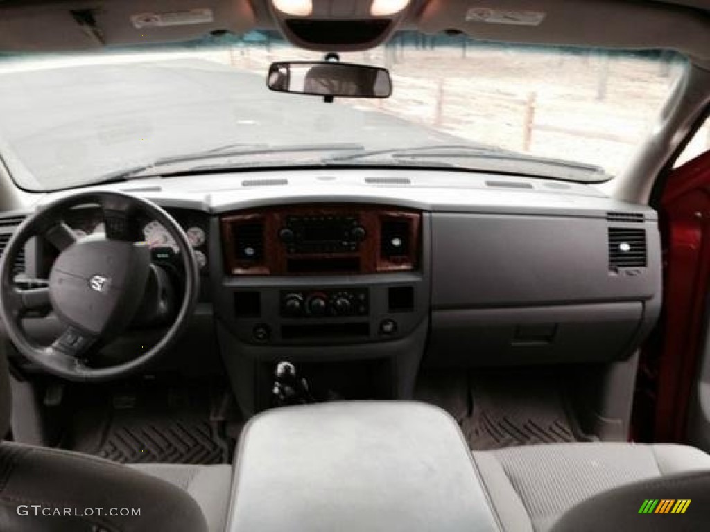 2006 Ram 3500 SLT Quad Cab 4x4 Dually - Flame Red / Medium Slate Gray photo #6