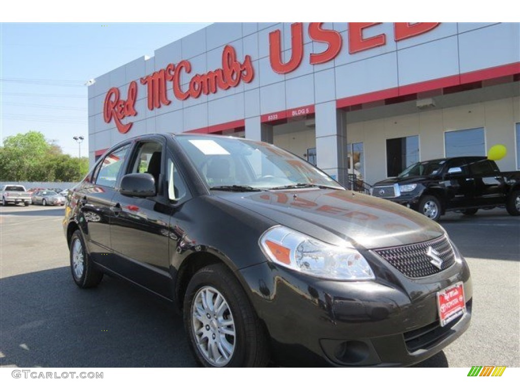 2013 SX4 Sedan LE Popular Package - Metallic Star Silver / Black photo #1