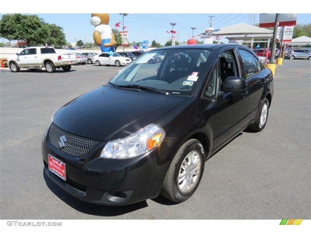 2013 SX4 Sedan LE Popular Package - Metallic Star Silver / Black photo #3