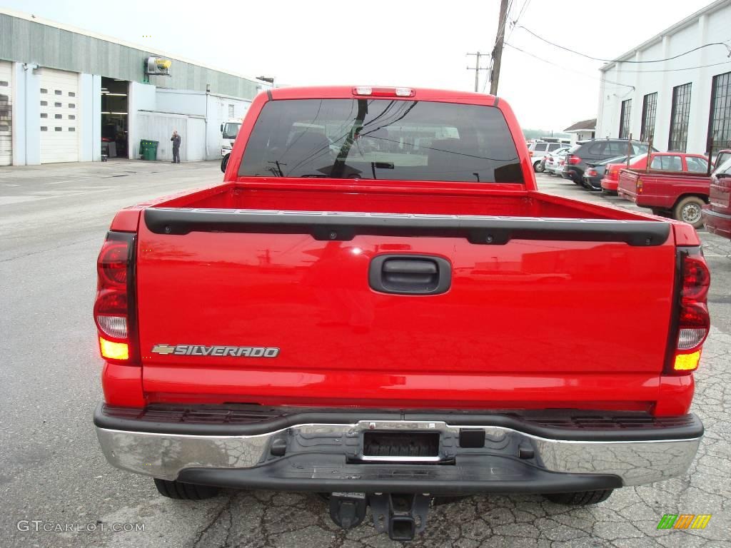 2006 Silverado 1500 LS Extended Cab 4x4 - Victory Red / Dark Charcoal photo #7