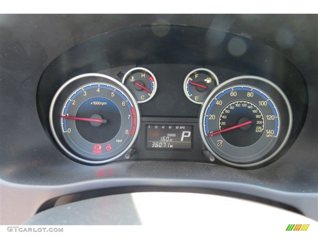 2013 Suzuki SX4 Sedan LE Popular Package Gauges Photo #93007656