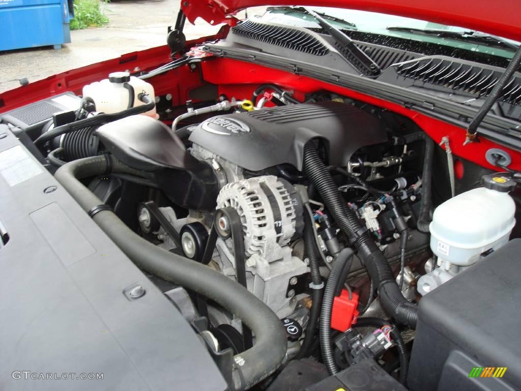 2006 Silverado 1500 LS Extended Cab 4x4 - Victory Red / Dark Charcoal photo #22