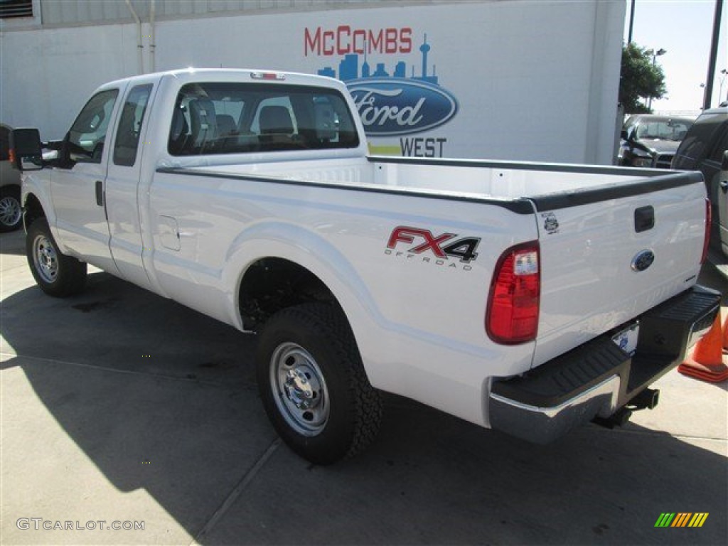 2015 F250 Super Duty XL Super Cab 4x4 - Oxford White / Steel photo #27