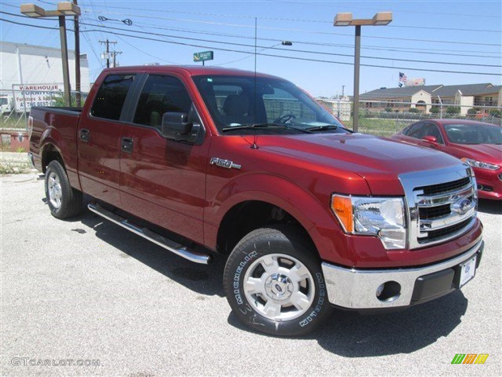 2014 F150 XLT SuperCrew - Sunset / Pale Adobe photo #1