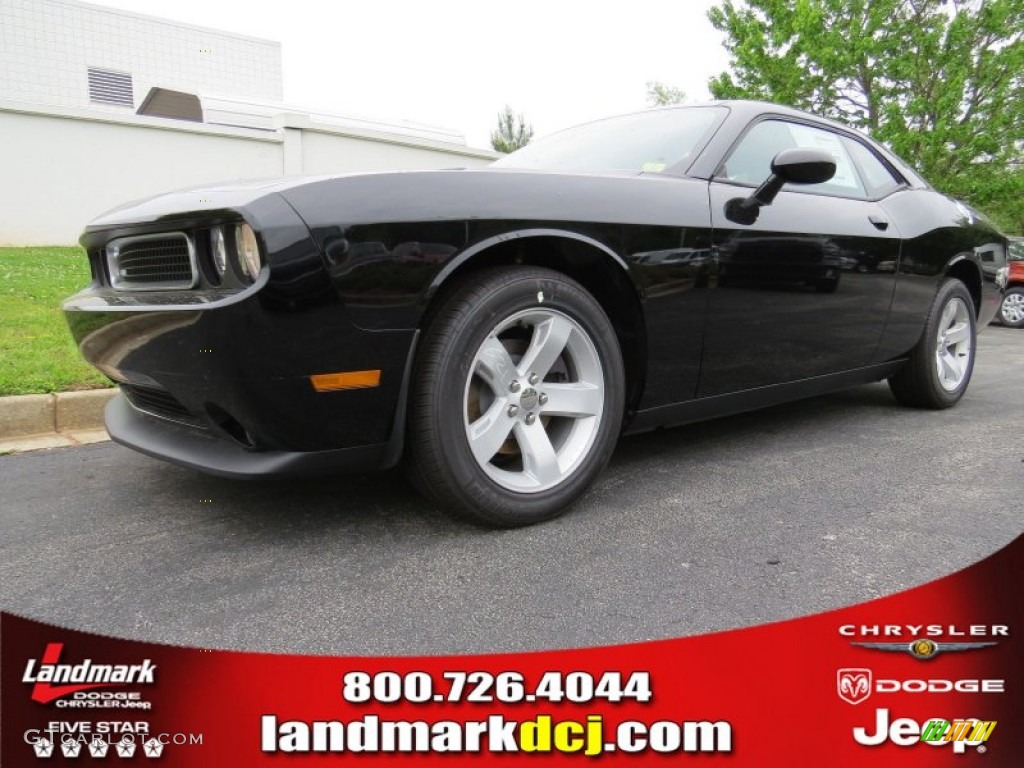 2014 Challenger SXT - Black / Dark Slate Gray photo #1