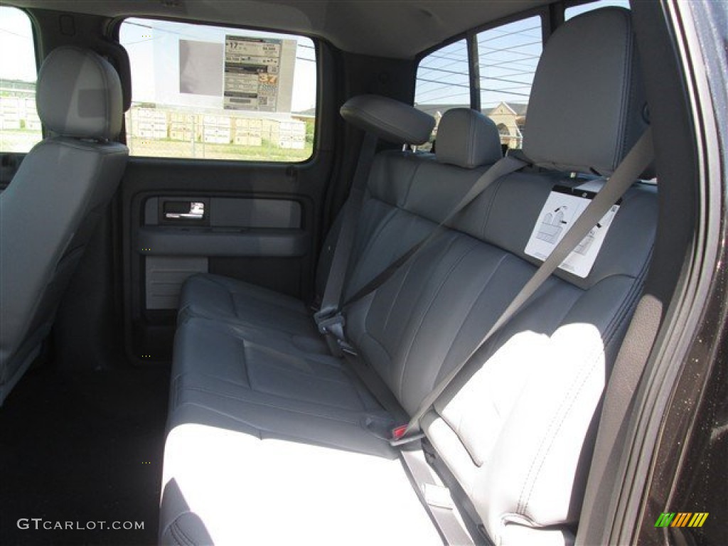 2014 F150 XLT SuperCrew 4x4 - Tuxedo Black / Steel Grey photo #13