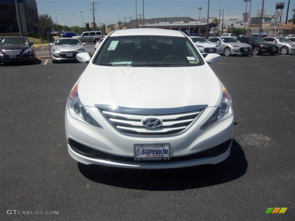 2014 Sonata GLS - Pearl White / Gray photo #2