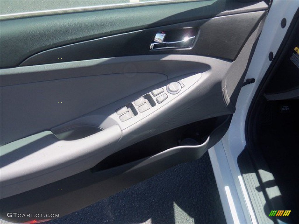 2014 Sonata GLS - Pearl White / Gray photo #5