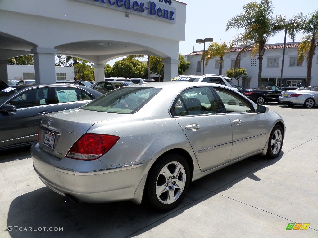 2005 RL 3.5 AWD Sedan - Meteor Silver Metallic / Ebony photo #3