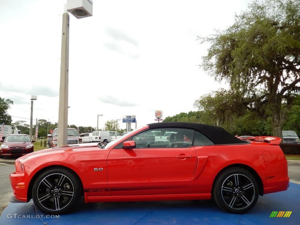 Race Red 2013 Ford Mustang GT/CS California Special Convertible Exterior Photo #93014365