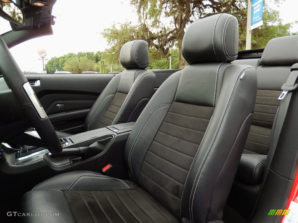 2013 Mustang GT/CS California Special Convertible - Race Red / California Special Charcoal Black/Miko-suede Inserts photo #17