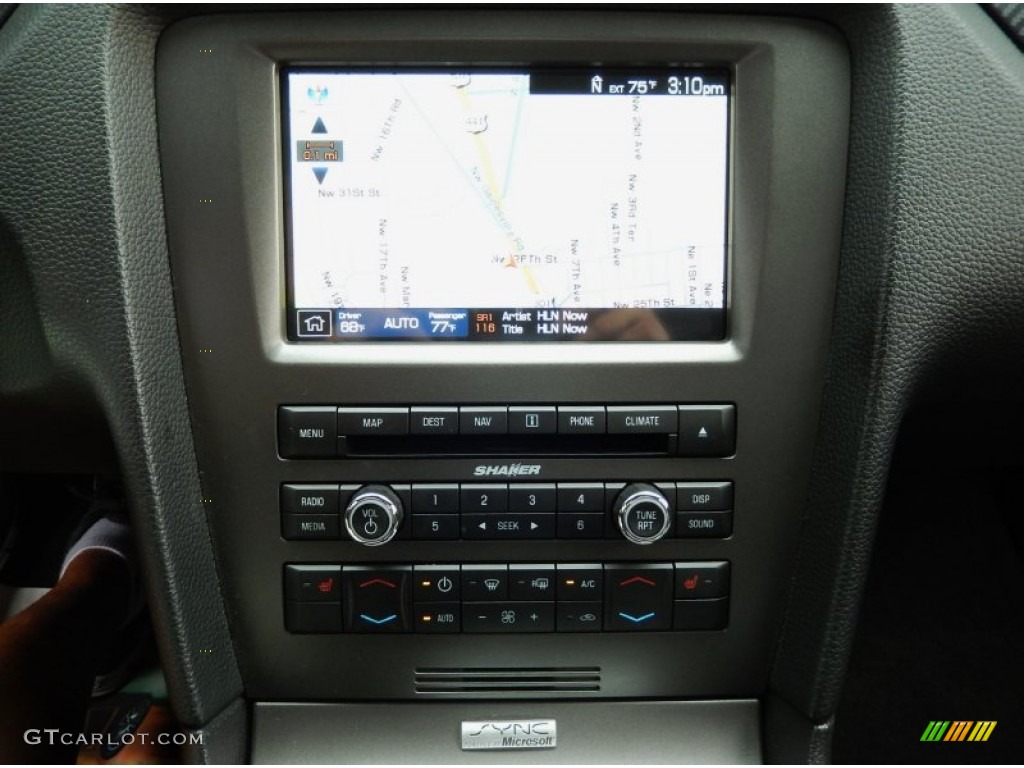 2013 Ford Mustang GT/CS California Special Convertible Controls Photo #93014865