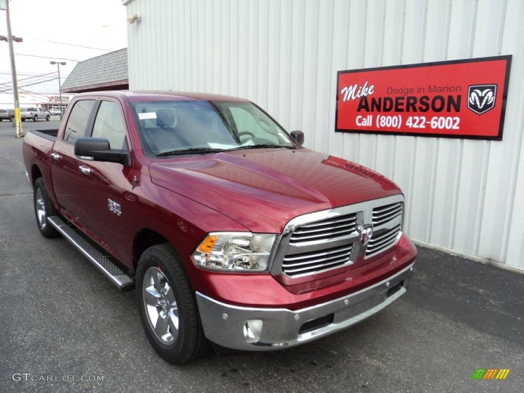 2014 1500 Tradesman Regular Cab - Deep Cherry Red Crystal Pearl / Black/Diesel Gray photo #1