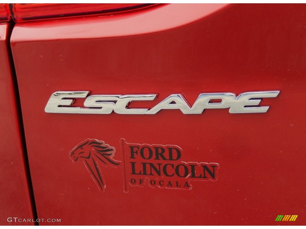 2014 Escape Titanium 2.0L EcoBoost - Ruby Red / Medium Light Stone photo #4