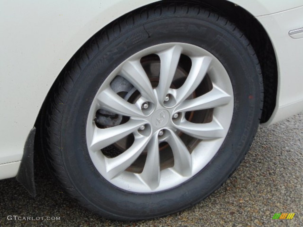 2008 Azera Limited - Powder White Pearl / Beige photo #3
