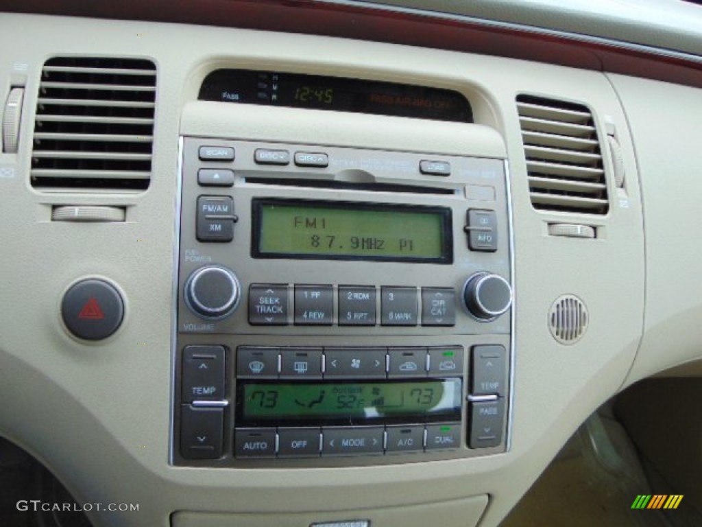 2008 Azera Limited - Powder White Pearl / Beige photo #17