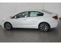 2014 White Orchid Pearl Honda Civic EX-L Sedan  photo #7