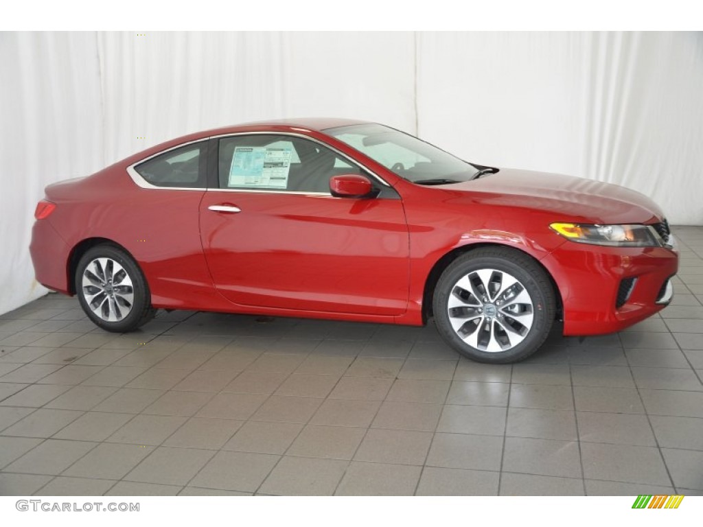 2014 Accord LX-S Coupe - San Marino Red / Black photo #4