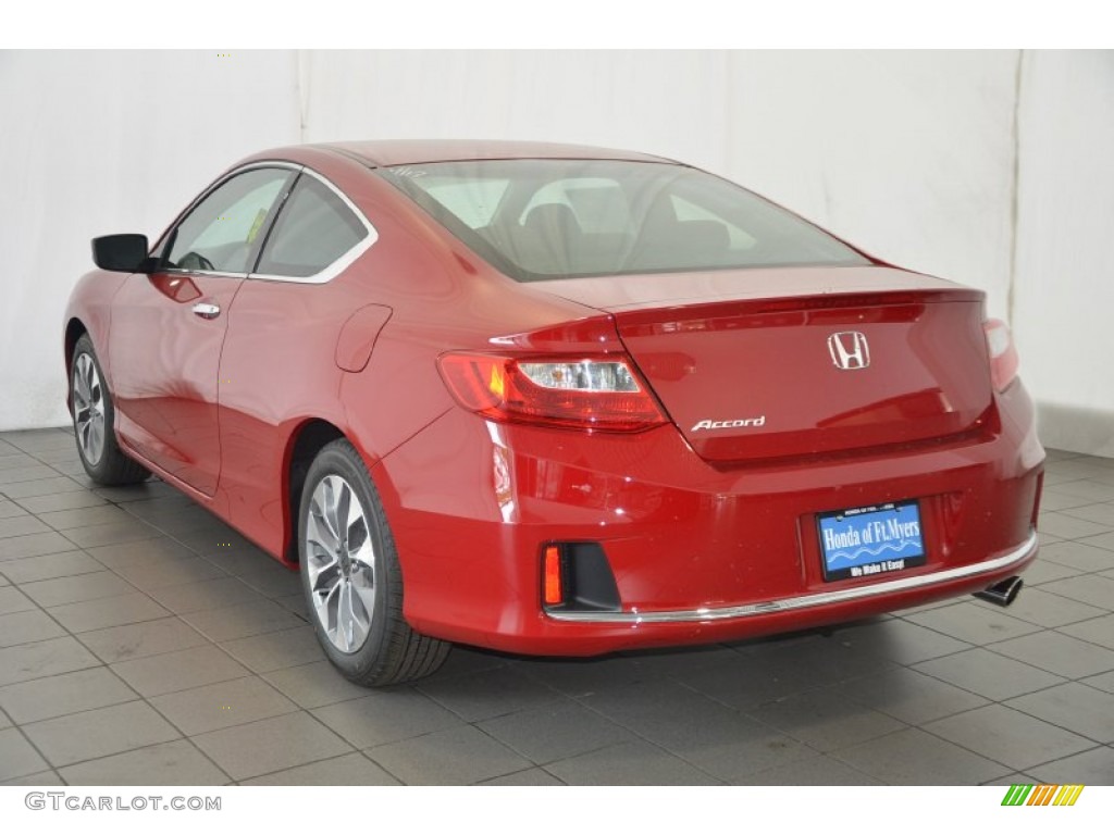 2014 Accord LX-S Coupe - San Marino Red / Black photo #7
