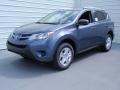 2014 Shoreline Blue Pearl Toyota RAV4 LE  photo #7