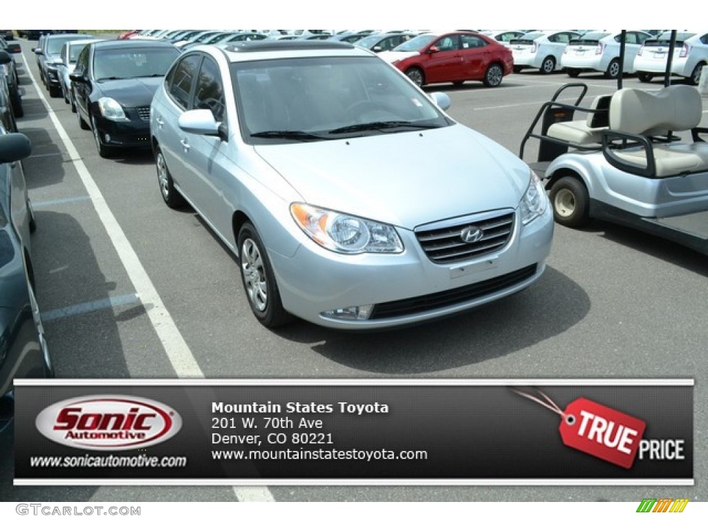 2009 Elantra GLS Sedan - Quicksilver / Gray photo #1