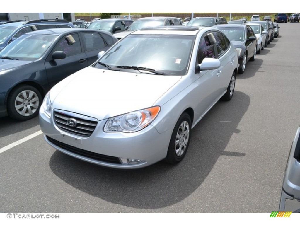 2009 Elantra GLS Sedan - Quicksilver / Gray photo #4