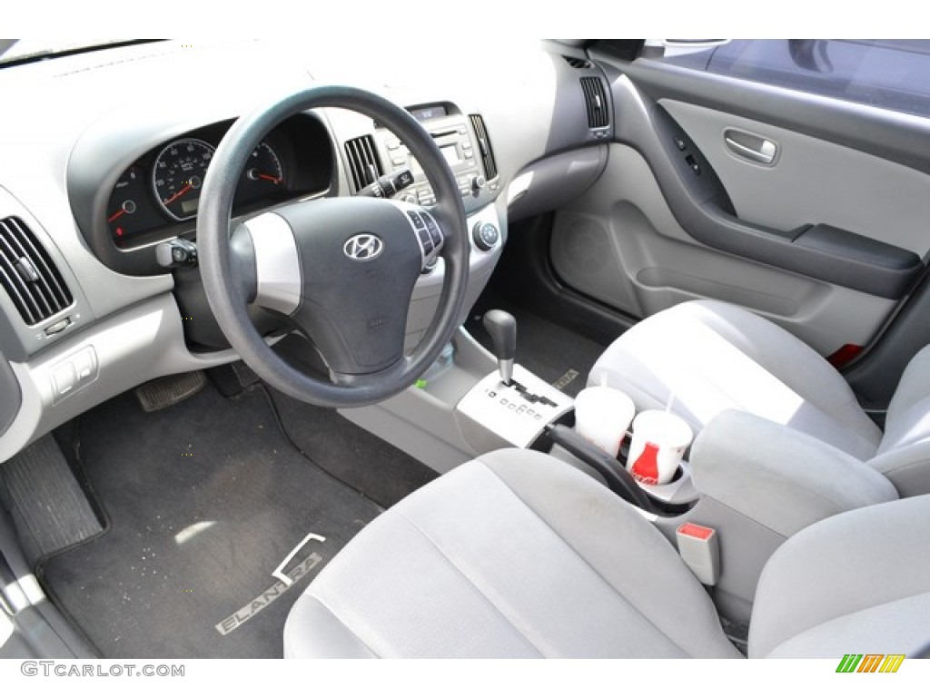 2009 Elantra GLS Sedan - Quicksilver / Gray photo #5