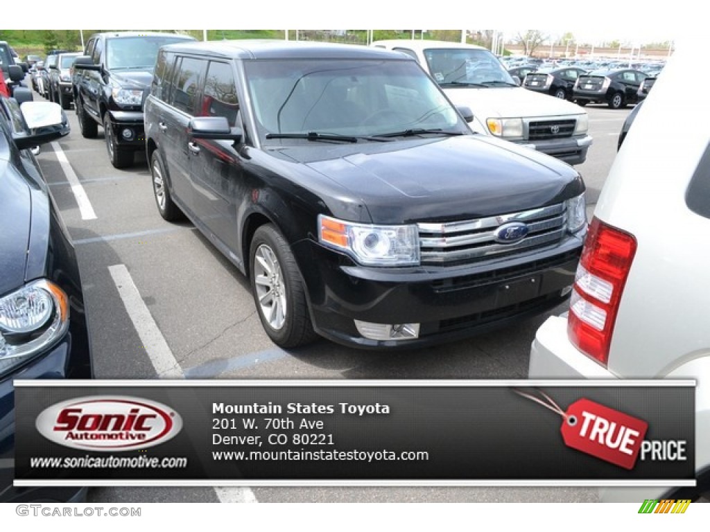 2009 Flex SEL AWD - Black / Charcoal Black photo #1