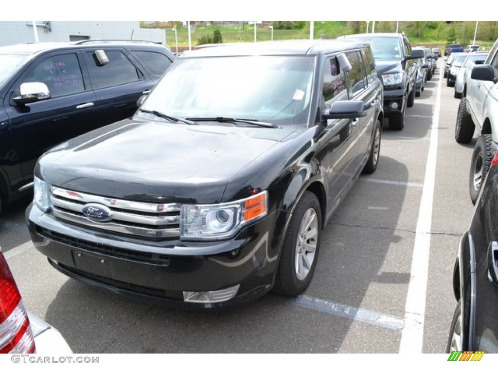 2009 Flex SEL AWD - Black / Charcoal Black photo #4