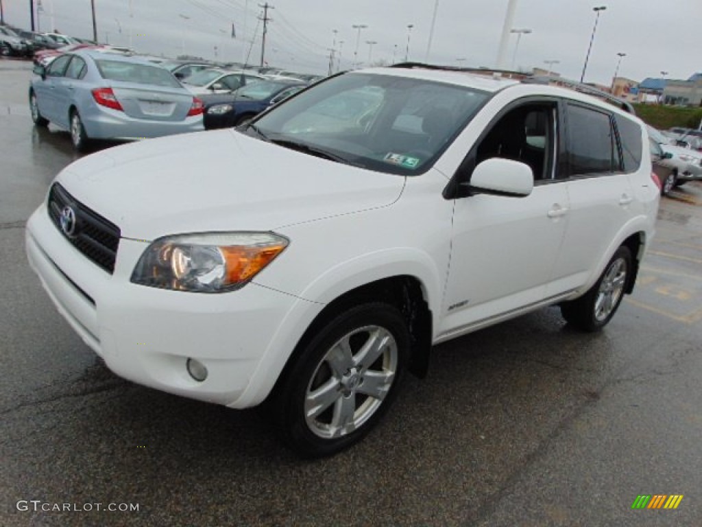 Super White 2008 Toyota RAV4 Sport 4WD Exterior Photo #93020088