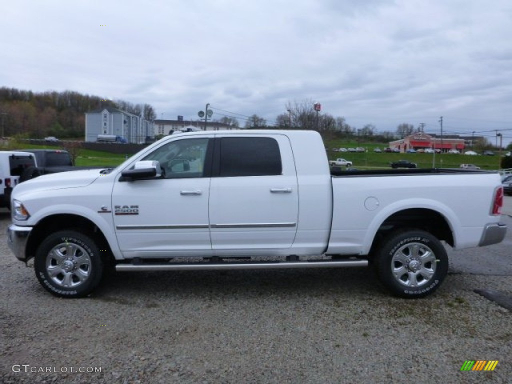 Bright White 2014 Ram 2500 Laramie Mega Cab 4x4 Exterior Photo #93020370