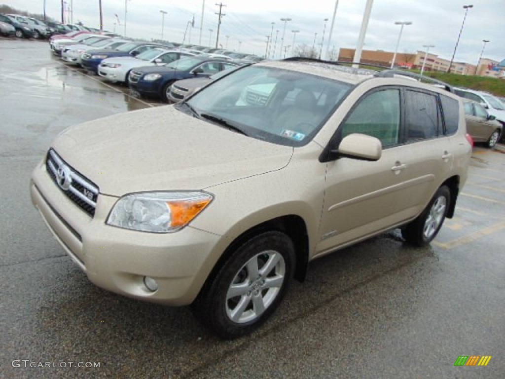 Savannah Metallic 2008 Toyota RAV4 Limited V6 4WD Exterior Photo #93020448