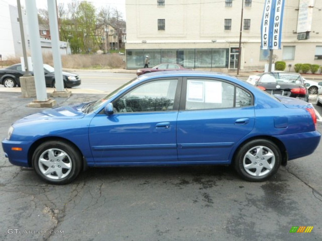 2006 Elantra GLS Sedan - Tidal Wave Blue / Gray photo #2