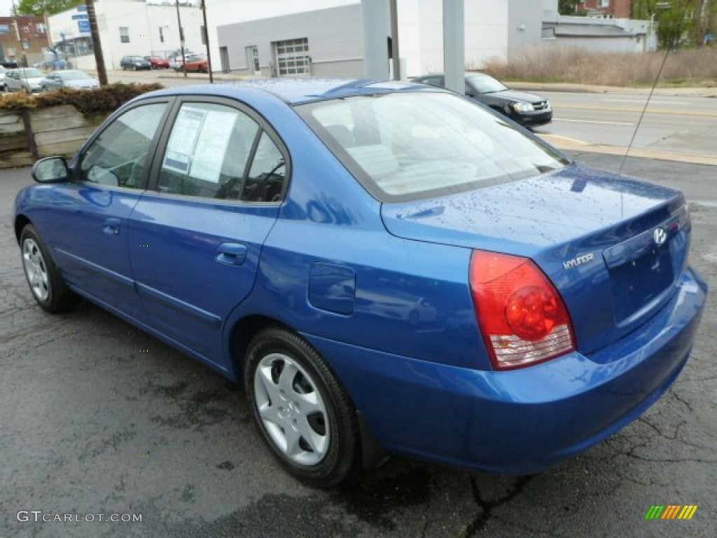 2006 Elantra GLS Sedan - Tidal Wave Blue / Gray photo #10