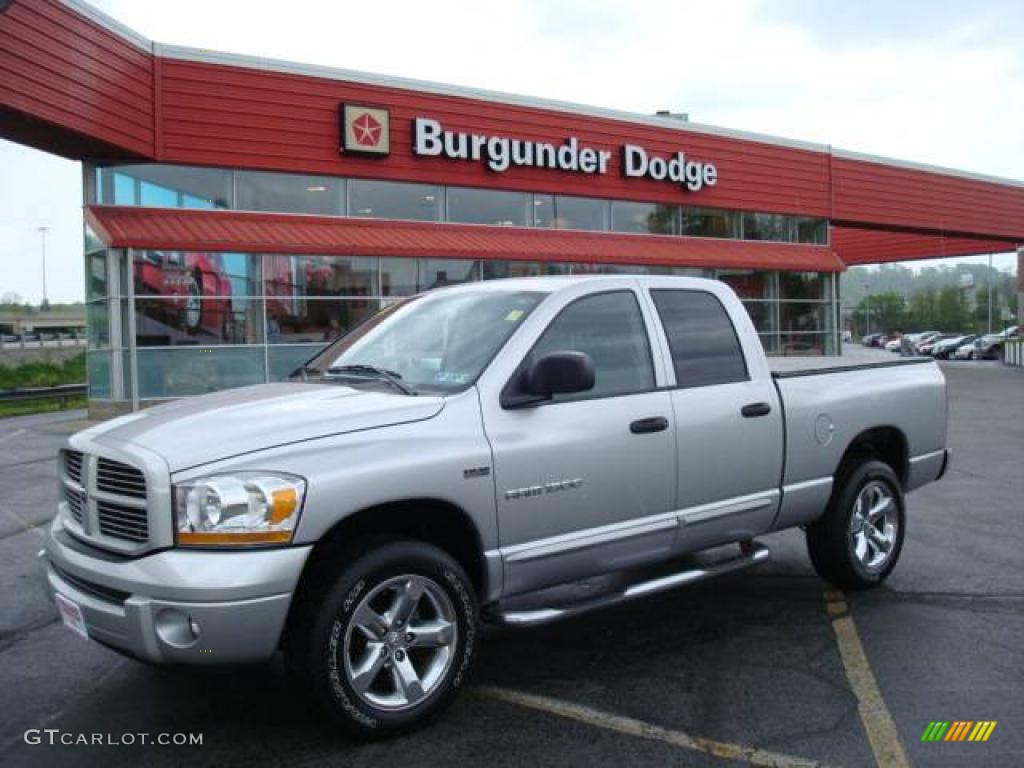 Bright Silver Metallic Dodge Ram 1500