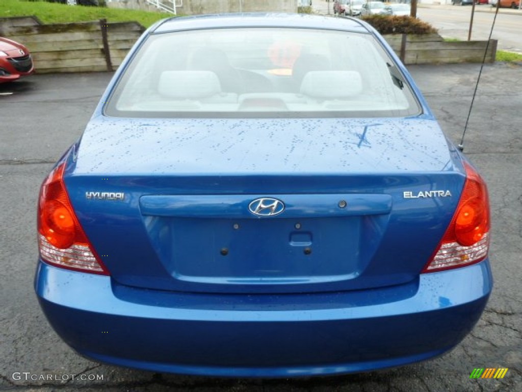 2006 Elantra GLS Sedan - Tidal Wave Blue / Gray photo #11