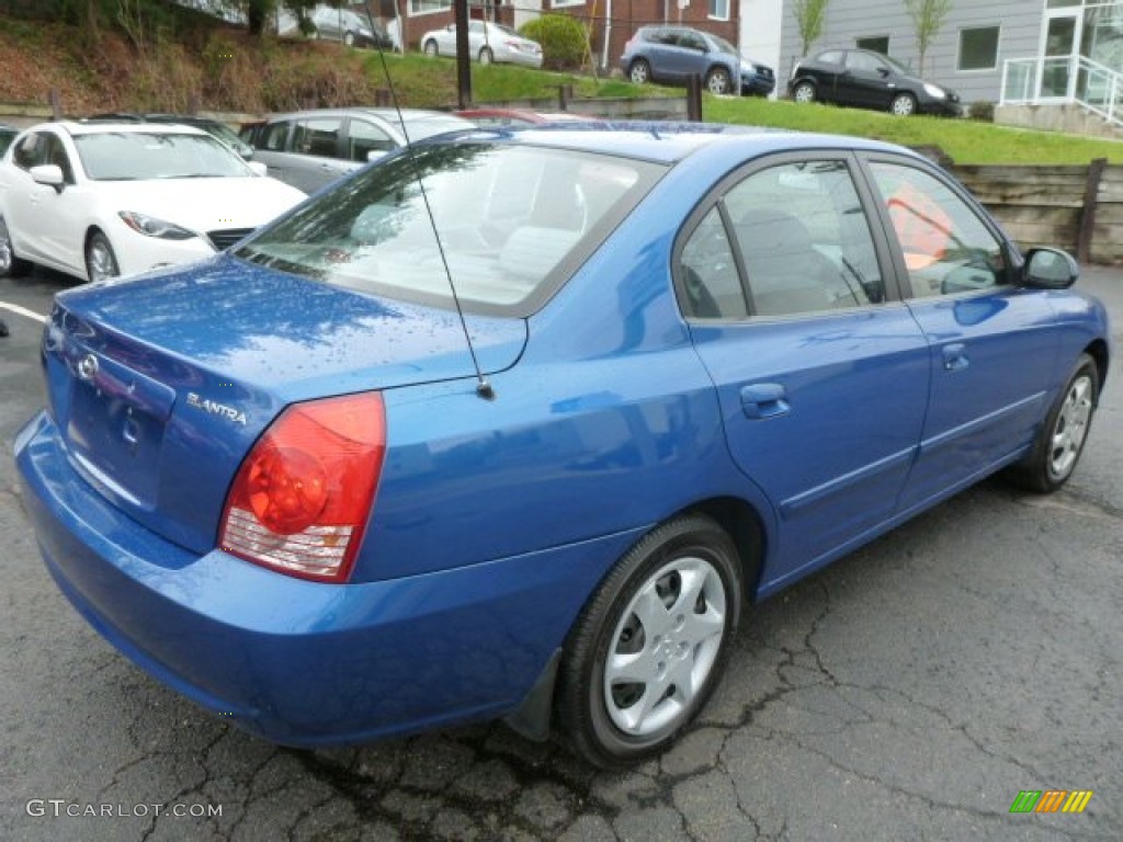 2006 Elantra GLS Sedan - Tidal Wave Blue / Gray photo #12
