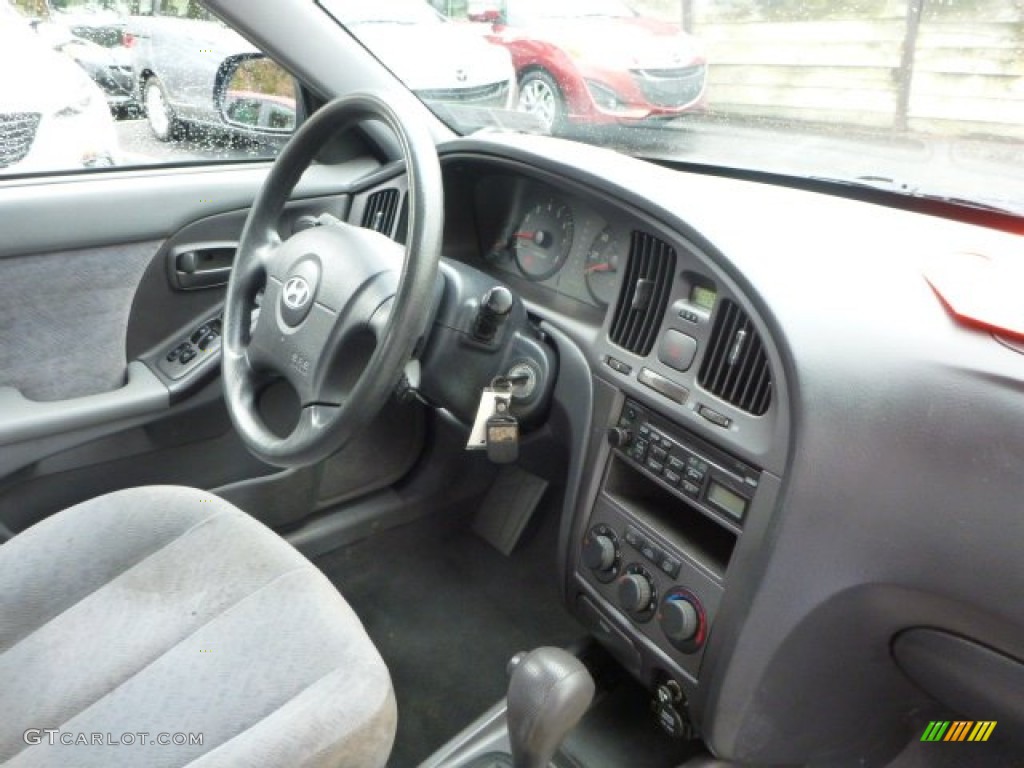 2006 Elantra GLS Sedan - Tidal Wave Blue / Gray photo #16