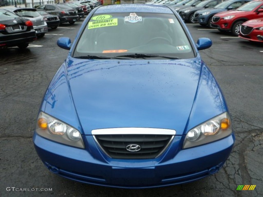 2006 Elantra GLS Sedan - Tidal Wave Blue / Gray photo #18