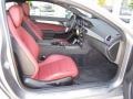 2012 Mercedes-Benz C Red Interior Front Seat Photo
