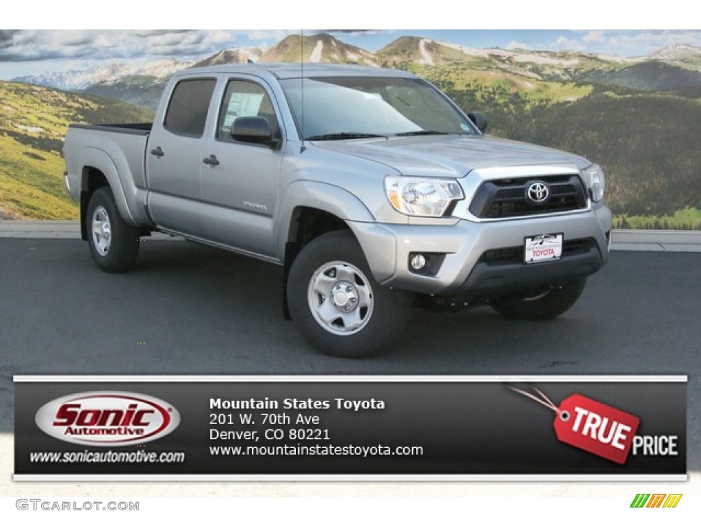 2014 Tacoma V6 SR5 Double Cab 4x4 - Silver Sky Metallic / Graphite photo #1