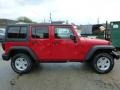 Flame Red - Wrangler Unlimited Sport S 4x4 Photo No. 7